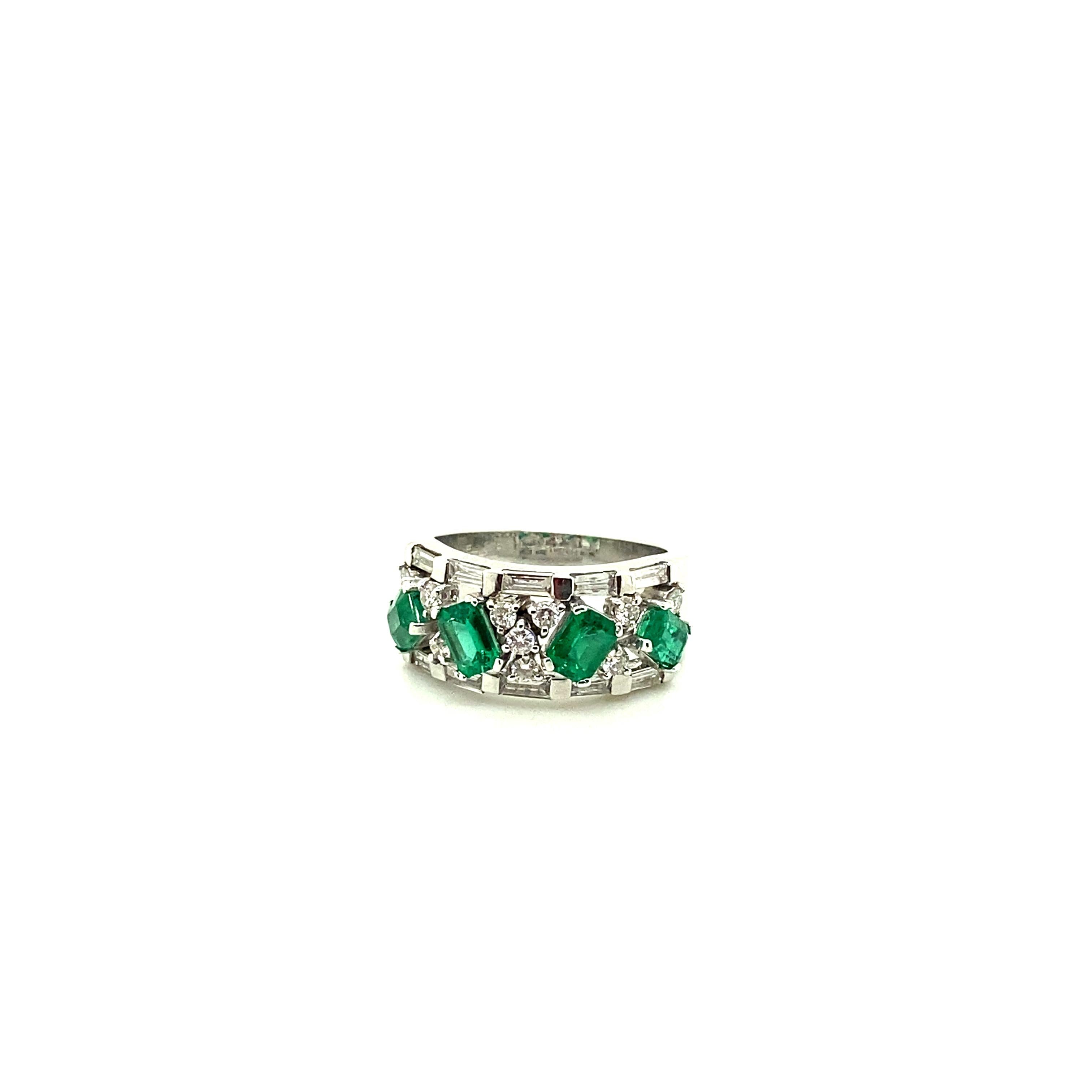 emerald green eternity ring