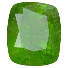 Vivid Green Natural Peridot 26,86 Karat Cushion Cut Lose Edelstein für Anhänger