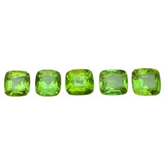 Lebendiges Grün Natürlicher Peridot Kissenschliff 20,29 Karat Loser Edelstein Paket, Pakistan