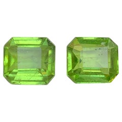 Vivid Green Natural Peridot Emerald Cut 10.50 Carat Loose Gemstones for Jewelry