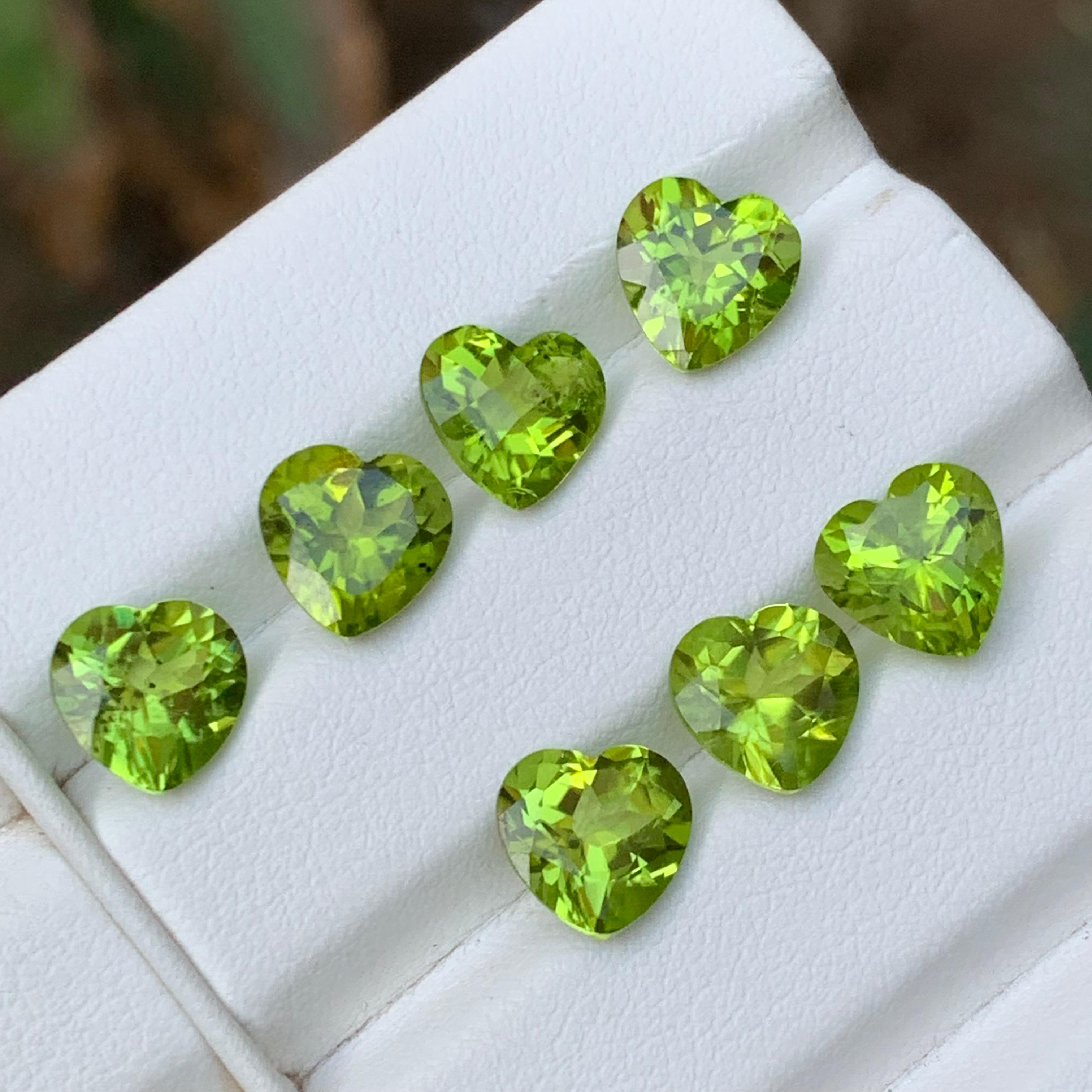 Vivid Green Natural Peridot Loose Gemstones Pairs Lot Earrings, Ring, Necklace Pendant or any other Jewelry Setting-Heart Cut from Supat Mine, Kohistan Pakistan!!

💎 GEMSTONE TYPE: Peridot
⚖️ WEIGHT: 13.85 Carats
🪚 SHAPE & CUT: Heart Cut
📏 SIZE