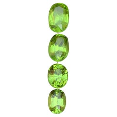 Vivid Green Natural Peridot Oval Cut 8 Carat Loose Gemstone Parcel for Jewelry