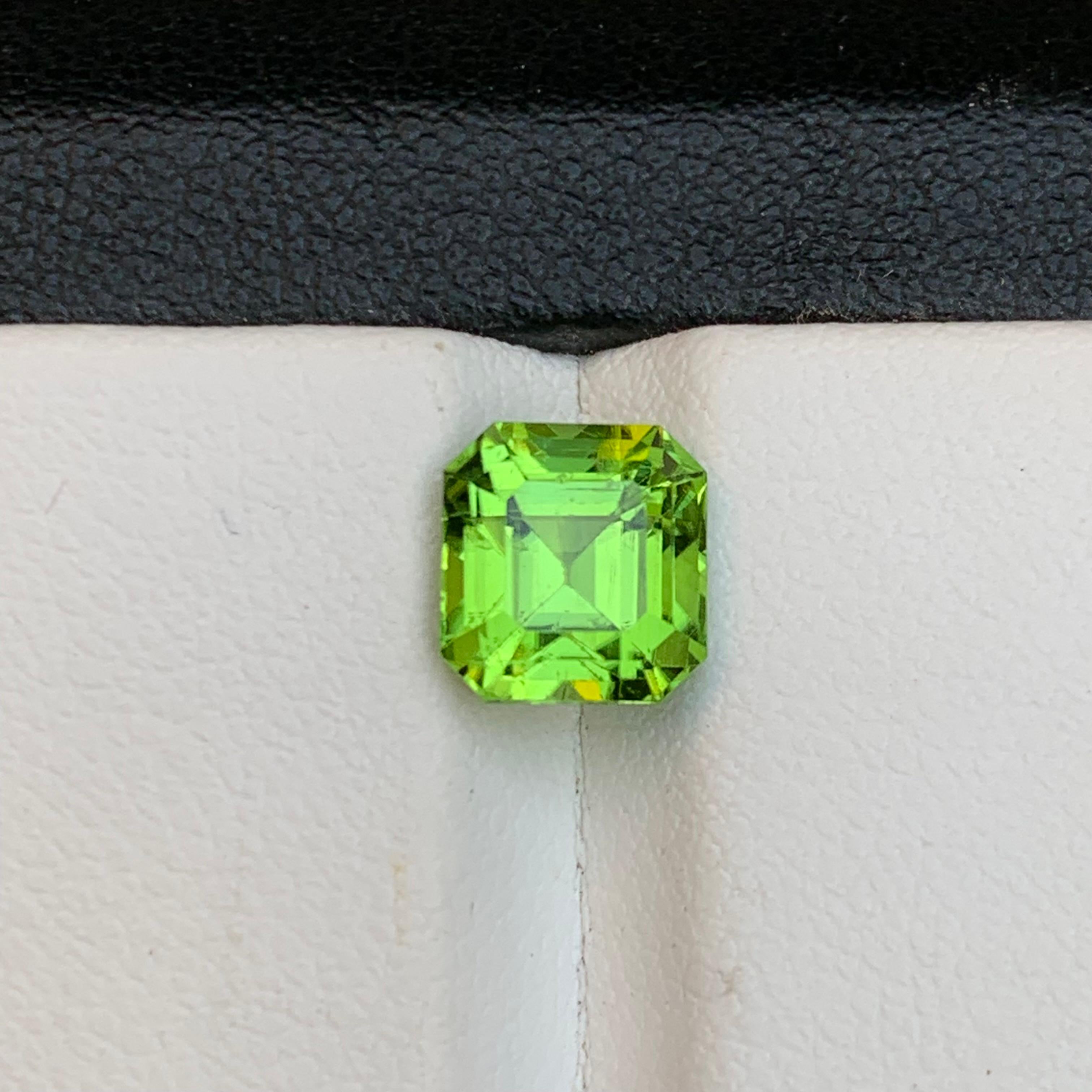 Vivid Green Natural Peridot Ring Loose Gemstone for Ring, or any other Jewelry Setting Asscher Cut from Supat Valley Pakistan!!

💎 GEMSTONE TYPE: Peridot
⚖️ WEIGHT: 2.60 Carat
🪚 SHAPE & CUT: Asscher Cut
📏 SIZE (MM): 7.54 x 7.08 x 5.86
🌈 COLOR: 