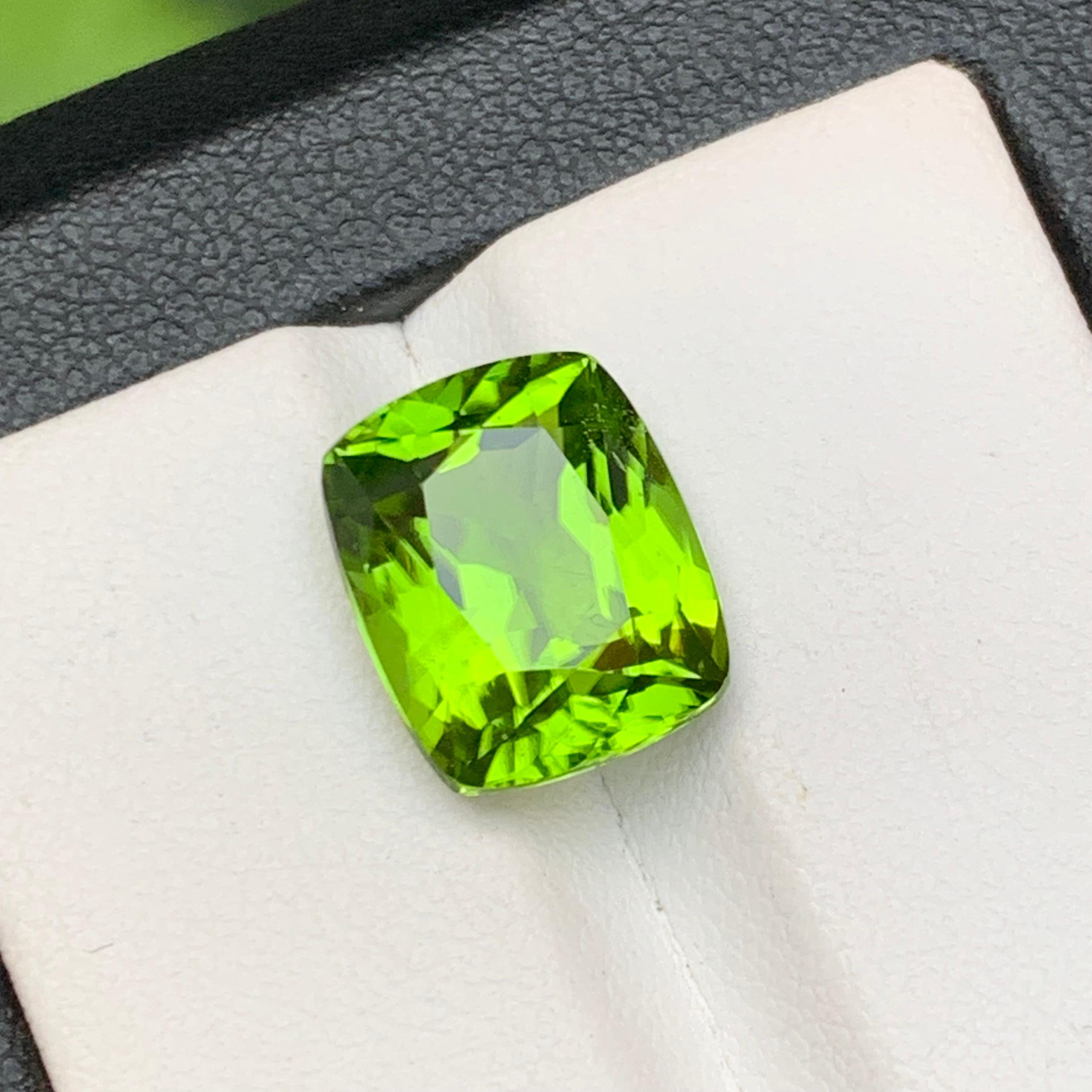 Vivid and Vibrant Green Natural Peridot Ring, Necklace Pendant Loose Gemstone – Fancy Cushion Cut from Supat Valley, Kohistan Pakistan!!

💎 GEMSTONE TYPE: Peridot
⚖️ WEIGHT: 7.00 Carats
🪚 SHAPE & CUT: Fancy Cushion Cut
📏 SIZE (MM): 12.05 x 10.00