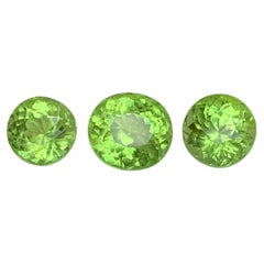 Peridoto naturale verde vivo taglio rotondo 12,25 carati Gemme sciolte pacco