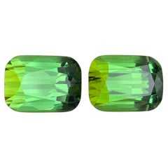 Vivid Green Natural Tourmaline Earrings, Pendant Loose Gemstones 18.90Ct-Jewelry