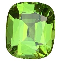 Vivid Grün Natürlicher Turmalin Ring Lose Edelstein 2.10 Ct Cushion Cut-Schmuck