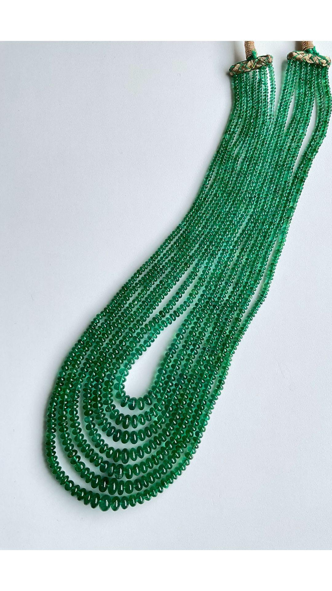 natural emerald beads necklace