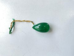 Vivid Green Zambian Emerald Tear Drop Natural Gemstone for Jewelry