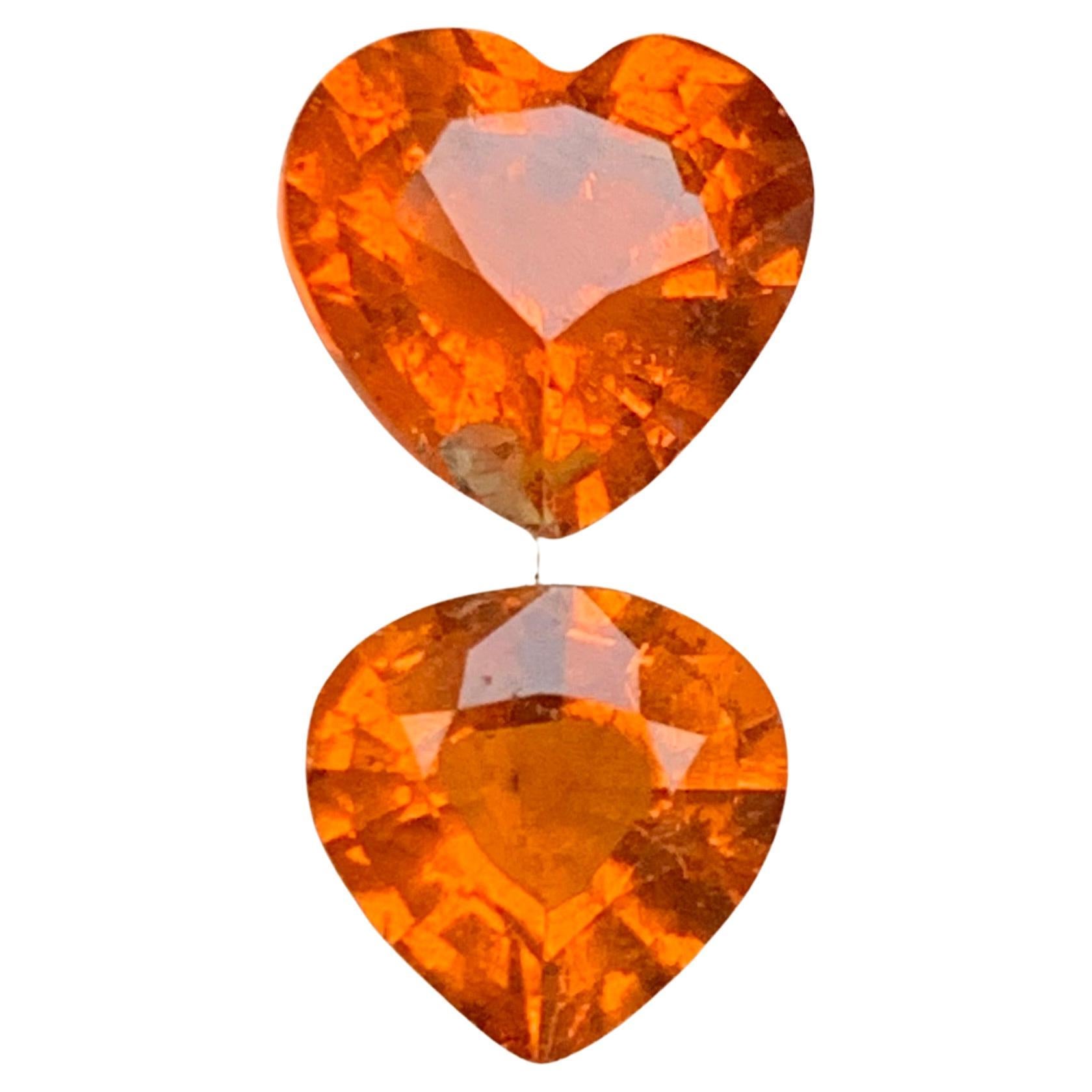 Lebendiges Orange Natürlicher Spessartit/Spessartin/Mandarin-Granat Edelsteine 5.14 Ct-Jewel
