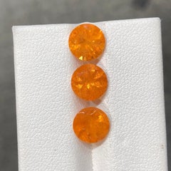 Vivid Orange Spessartite/Spessartine/Mandarin Garnet 7.69 Ct Loose Gemstones Lot