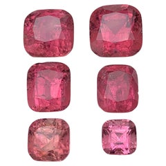 Tormalina rubellite naturale rosa vivo sciolta lotto di gemme 39,60 ct per gioielli