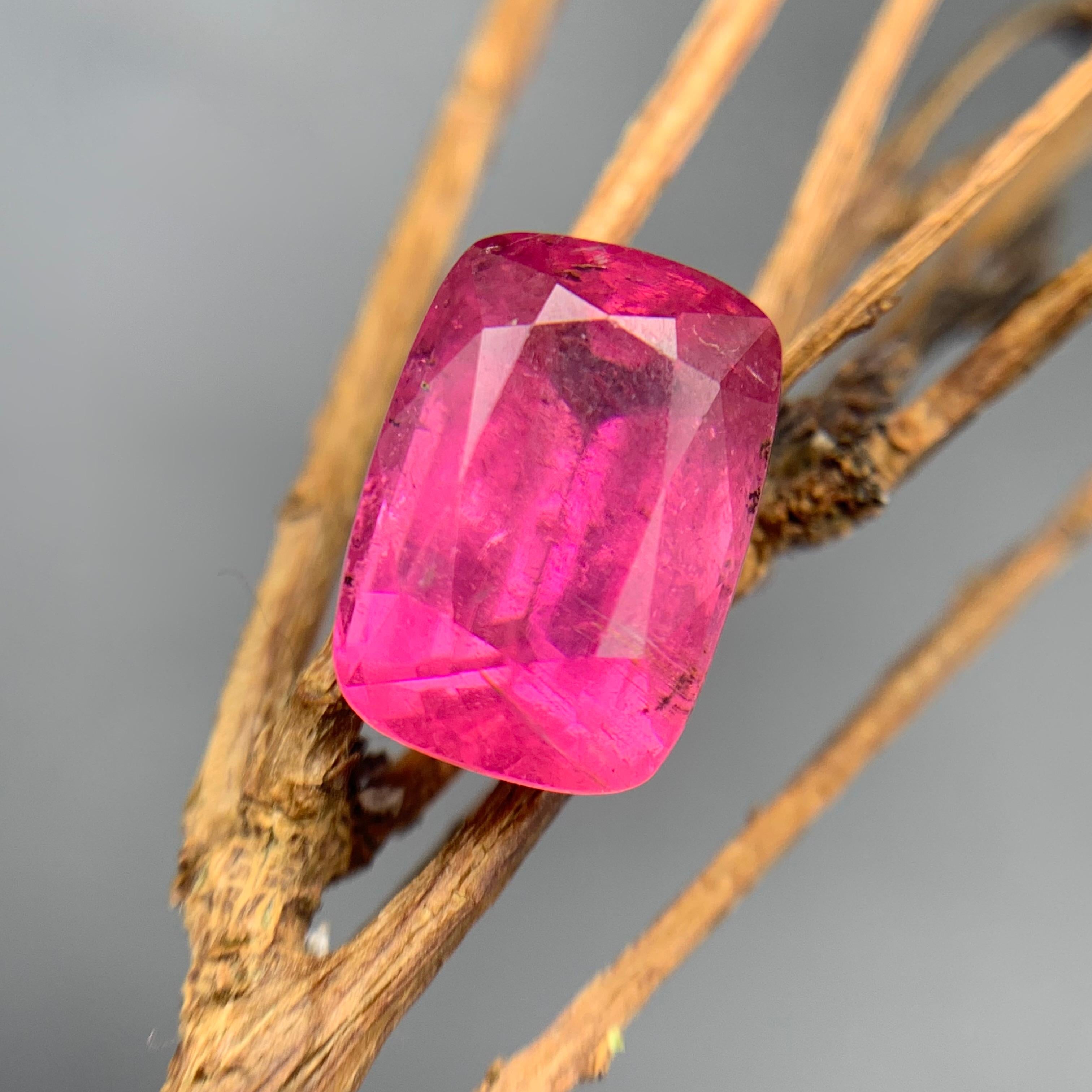 Vivid Pink Natural Tourmaline Loose Gemstones for Ring, Earrings, Necklace Pendant, or any other Jewelry Setting-Cushion Cut from Kunar Afghanistan!!

💎 GEMSTONE TYPE: Tourmaline
⚖️ WEIGHT: 5.20 Carat
🪚 SHAPE & CUT: Cushion Cut
📏 SIZE (MM): 11.95