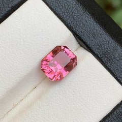 Vivid Pink Tourmaline 2.85 Ct – Natural Untreated Octagon Cut Loose Gemstone