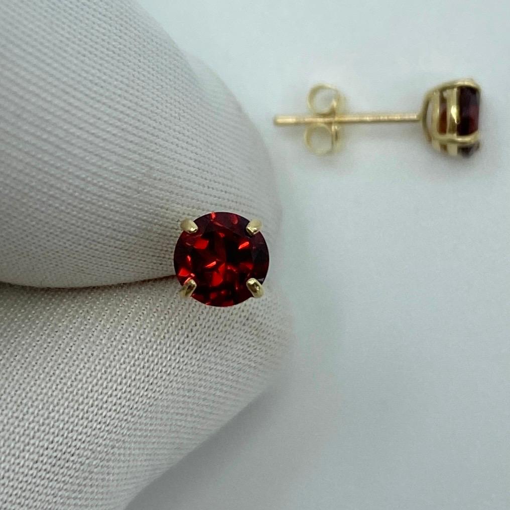 red studs earring