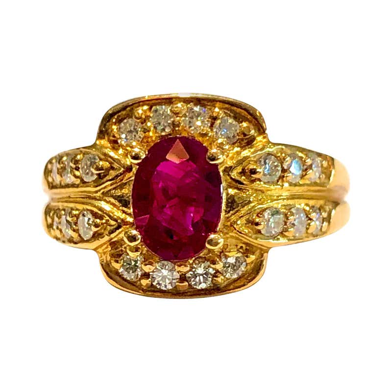 Antique Ruby Solitaire Rings - 501 For Sale at 1stDibs | ruby solitaire ...