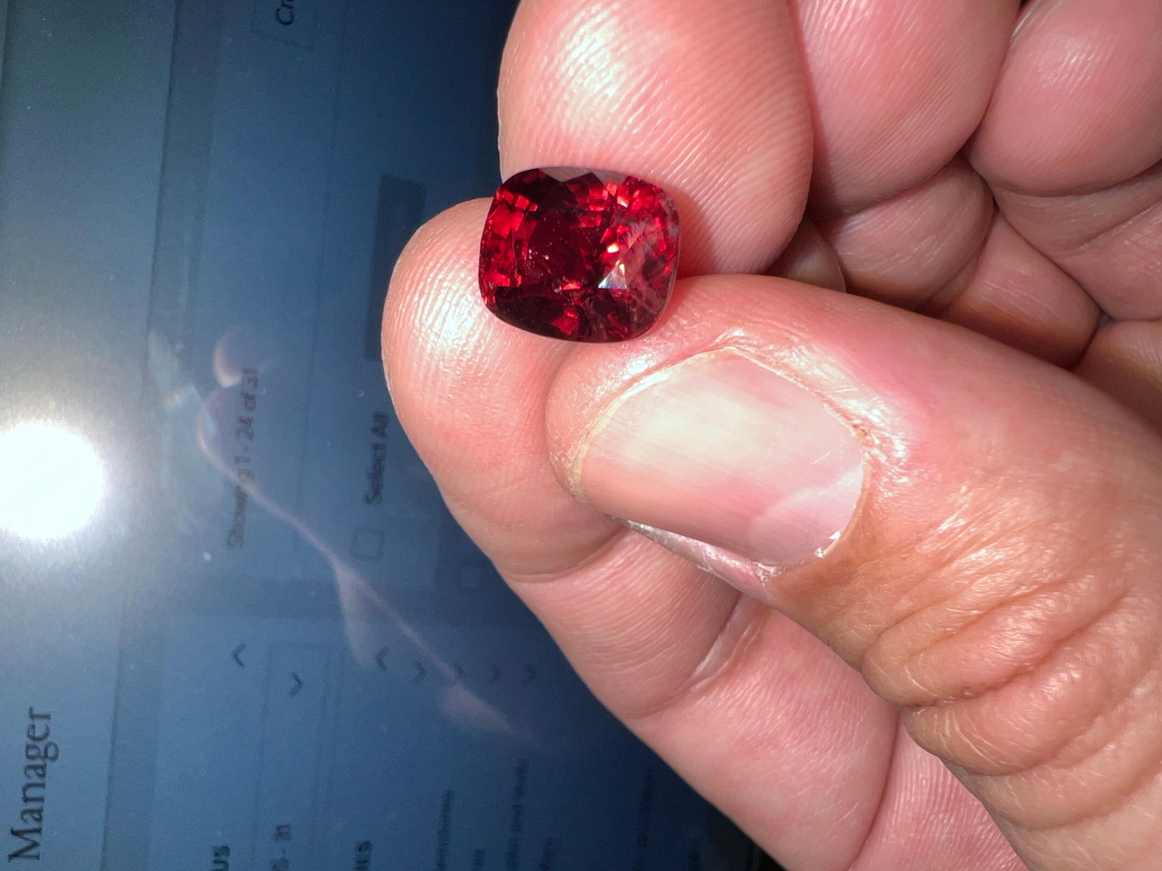 Vivid Red Spinel ( 6.85 carat ) Wholesale Offer For Sale 3