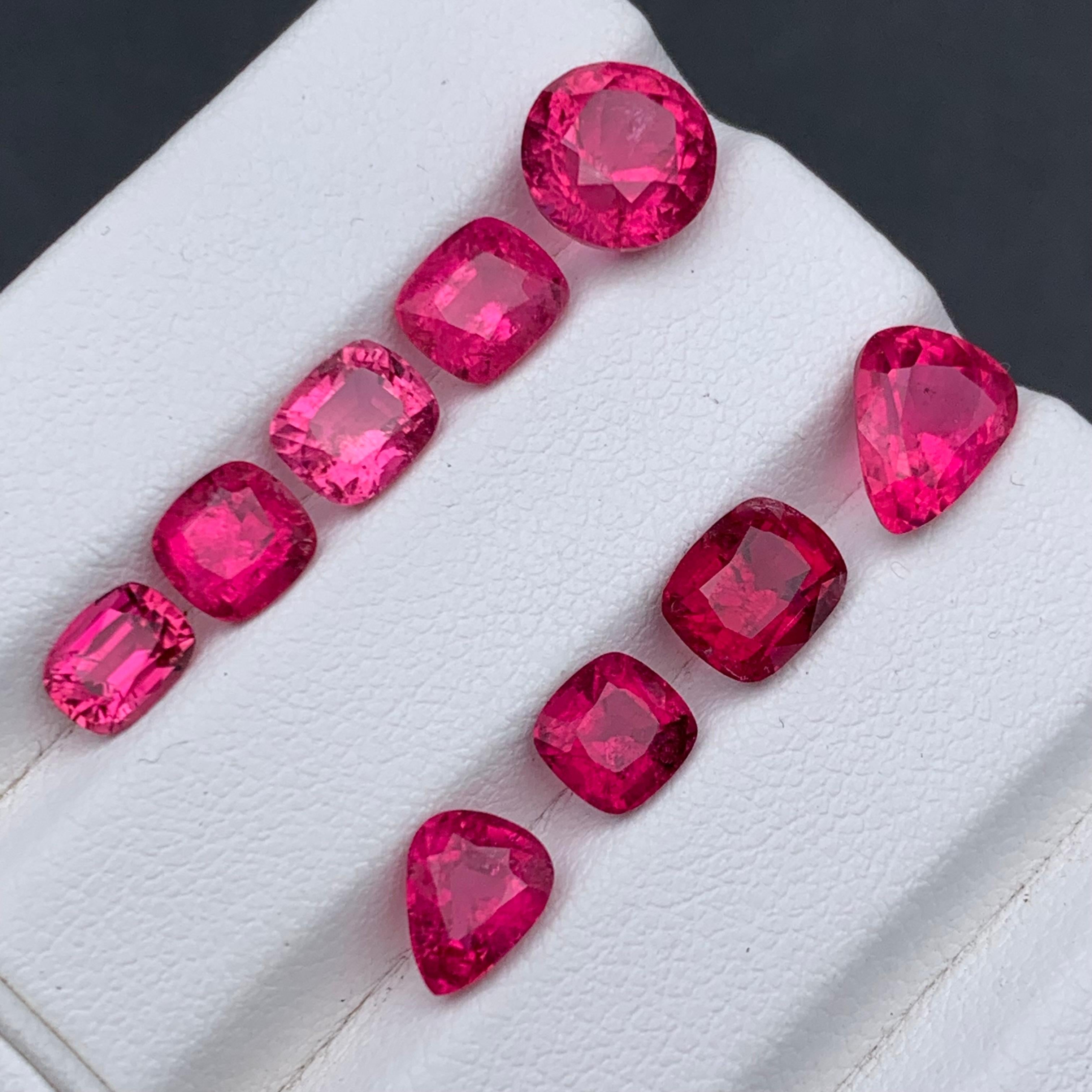 Vivid Reddish Pink Natural Rubellite Tourmaline Loose Gemstones Lot for Rings, Necklace Pendants, Bracelet or any other Jewelry Setting– Cushion Cut and Pear Cut from Kunar Afghanistan!!

💎 GEMSTONE TYPE: Rubellite Tourmaline
⚖️ WEIGHT: 11.15