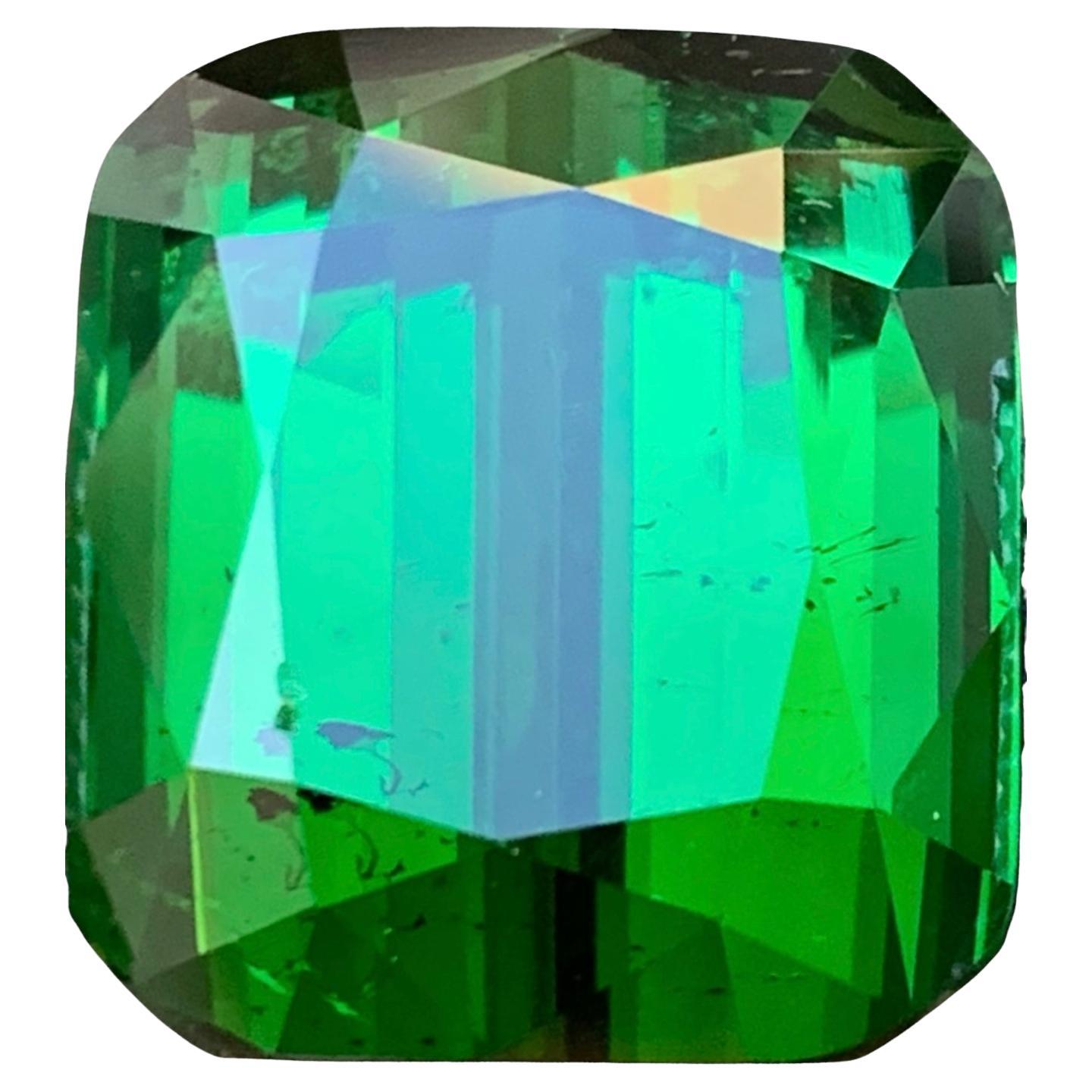 Rich Green Natural Tourmaline Pendant Loose Gemstone 26.40 Ct Cushion Cut-Jewel