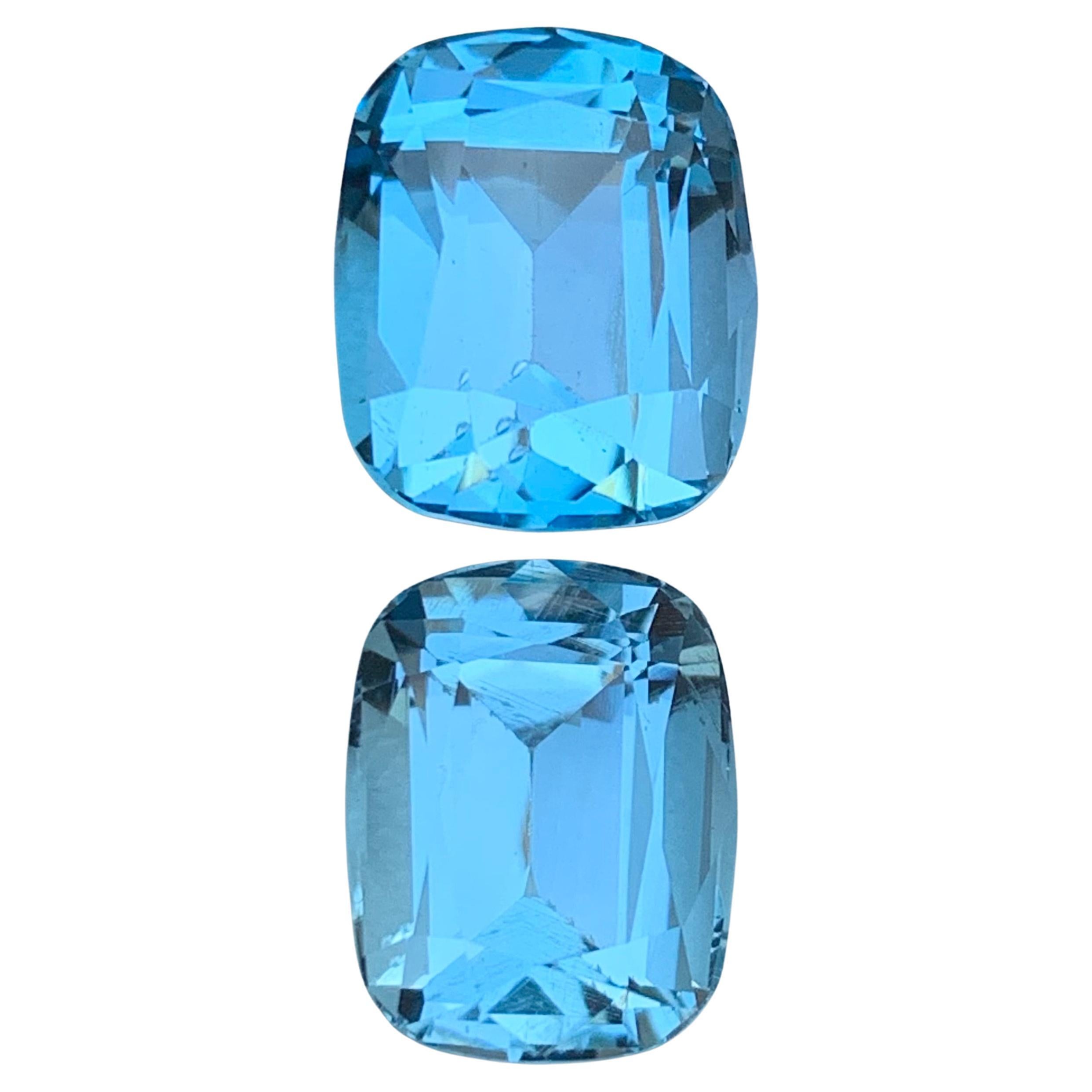 thumbnail image 2 of 92.50 Ct Natural Brazilian Sky Blue Emerald Cut Topaz Loose Gemstone – EGL Certified 2 of 5