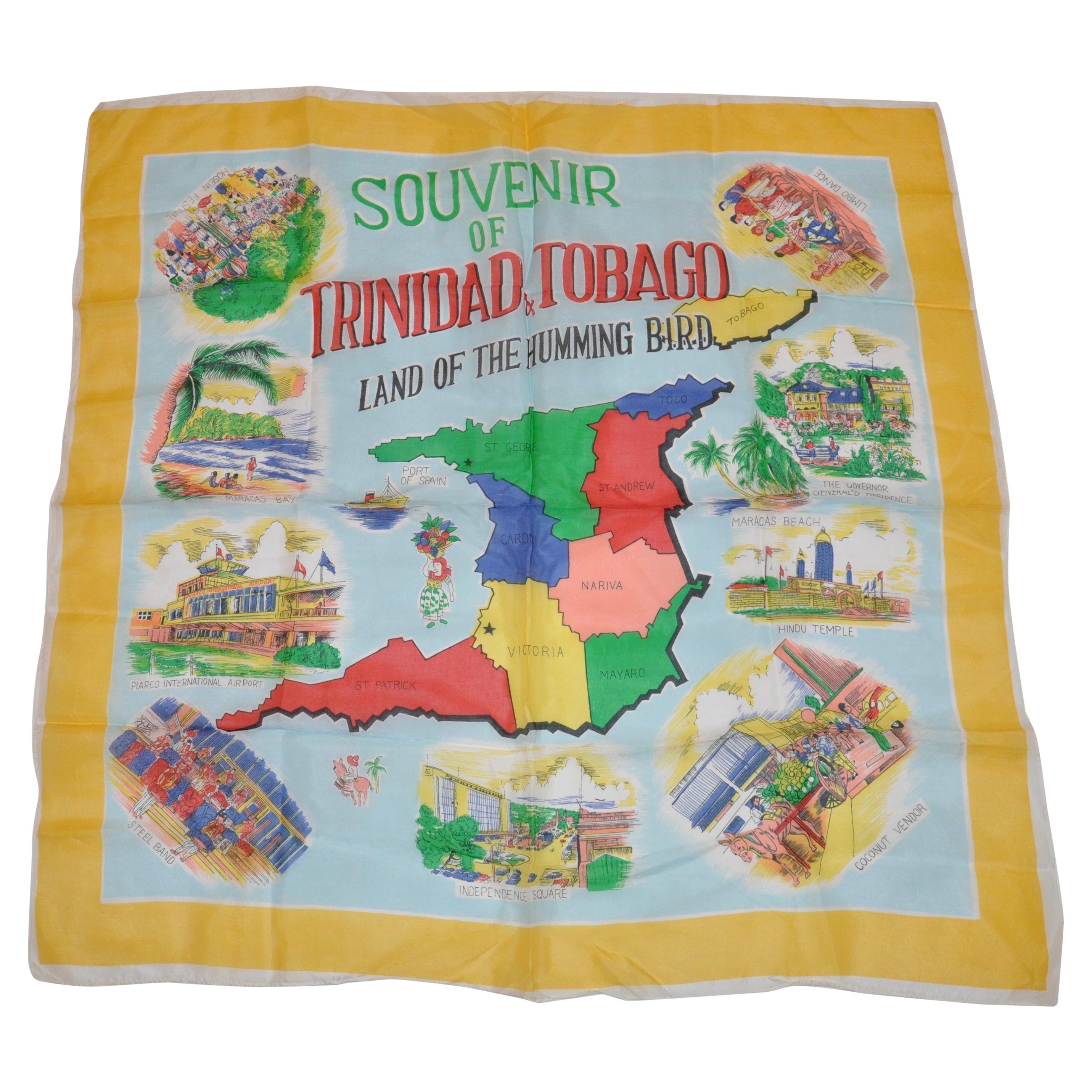 "Vivid Souvenir of Trinidad & Tobago" Scarf