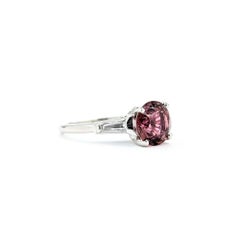 Vivid Tourmaline & Diamant Ring in 900pt