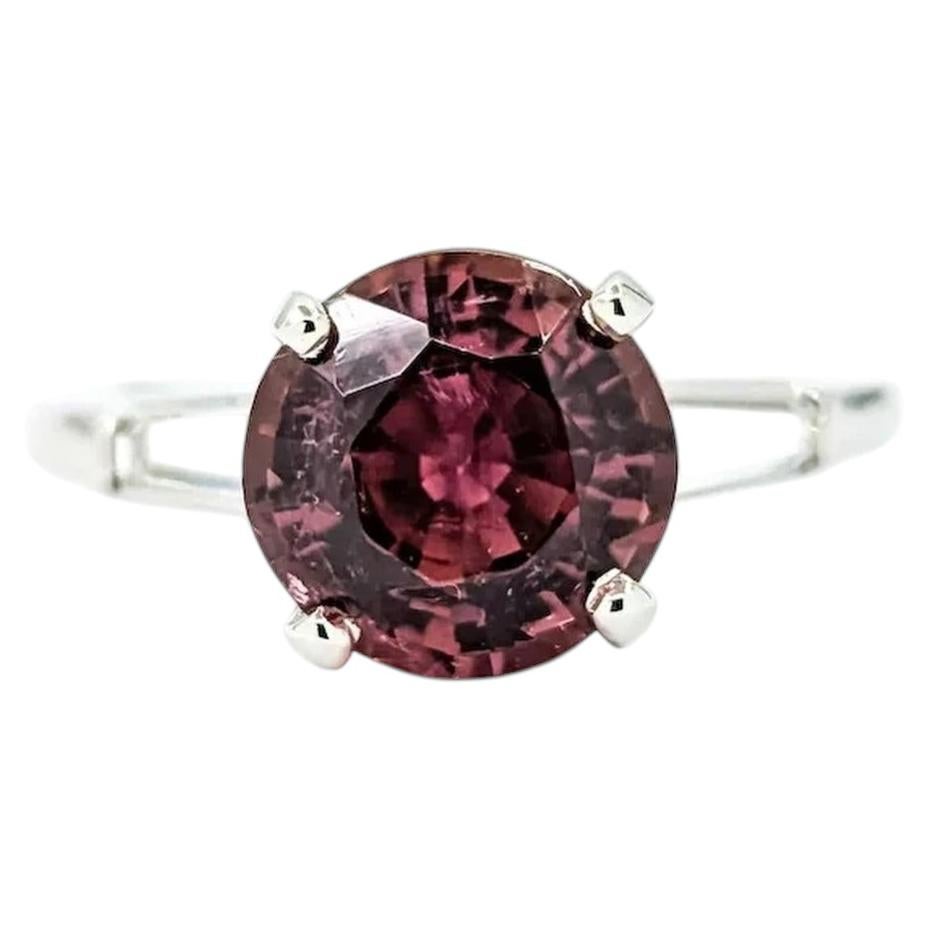 Vivid Tourmaline & Diamond Ring in 900pt