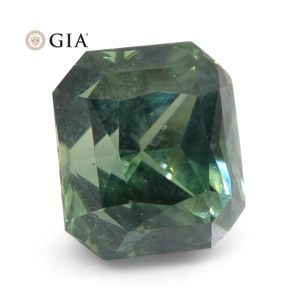 Vivid 'Trade Ideal' Teal Greenish-Blue Sapphire 2.82ct GIA Certified Unheated For Sale 6