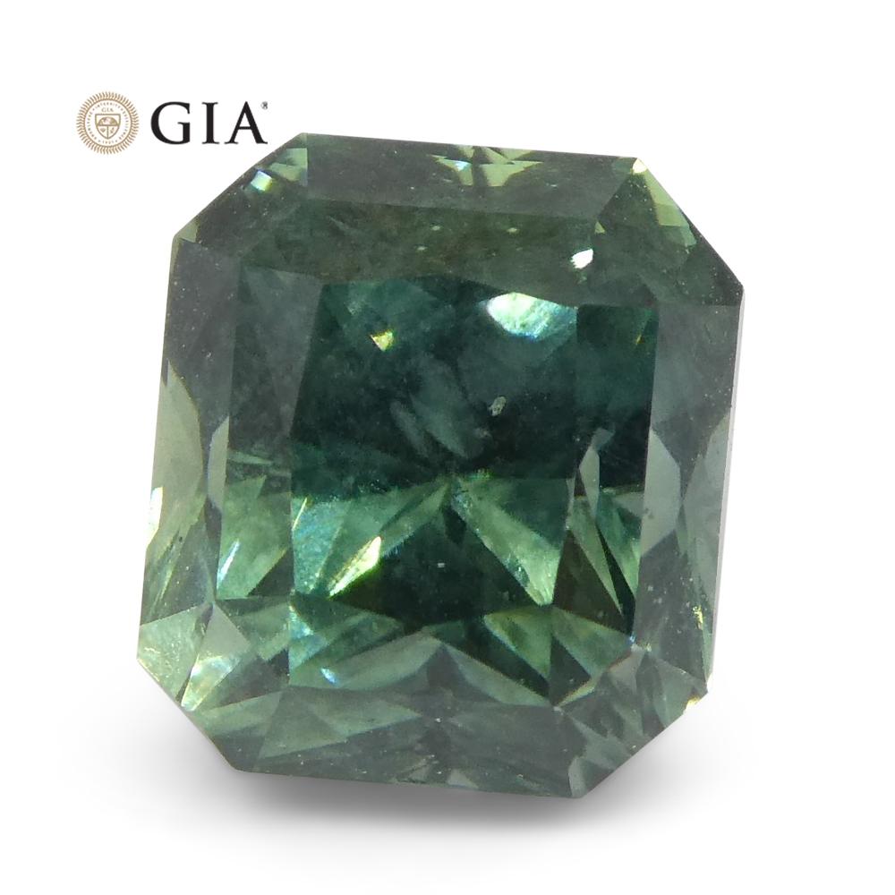 Vivid 'Trade Ideal' Teal Greenish-Blue Sapphire 2.82ct GIA Certified Unheated For Sale 8