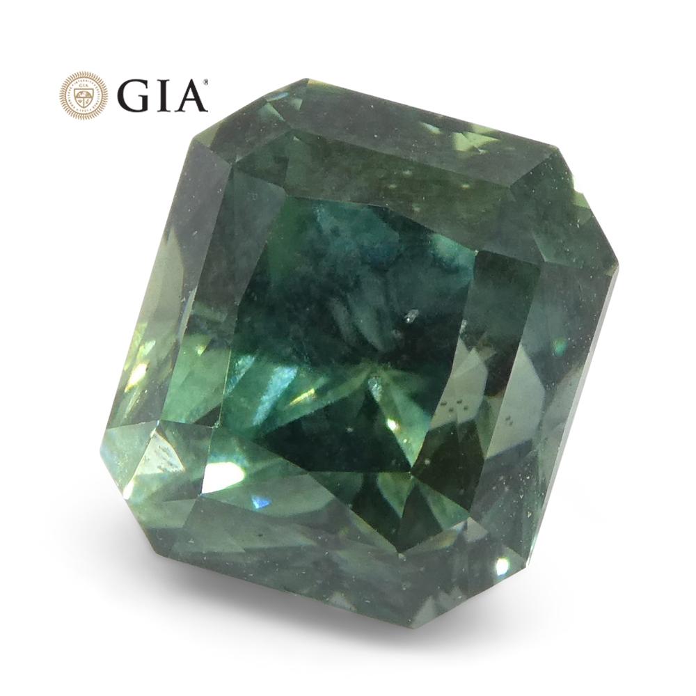 Vivid 'Trade Ideal' Teal Greenish-Blue Sapphire 2.82ct GIA Certified Unheated For Sale 3