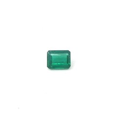Vivid Zambian AGL Certified Emerald 6.1 cts Emerald Cut