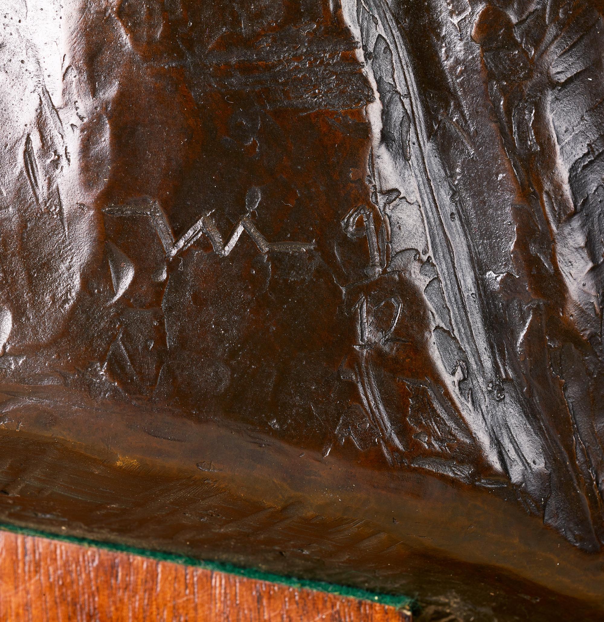 Busto de bronce de Churchill por Vivien Mallock en venta 4