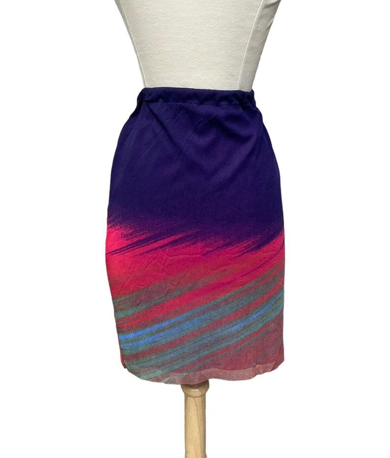 Black Vivienne Tam Mesh Skirt, Circa 1990s For Sale