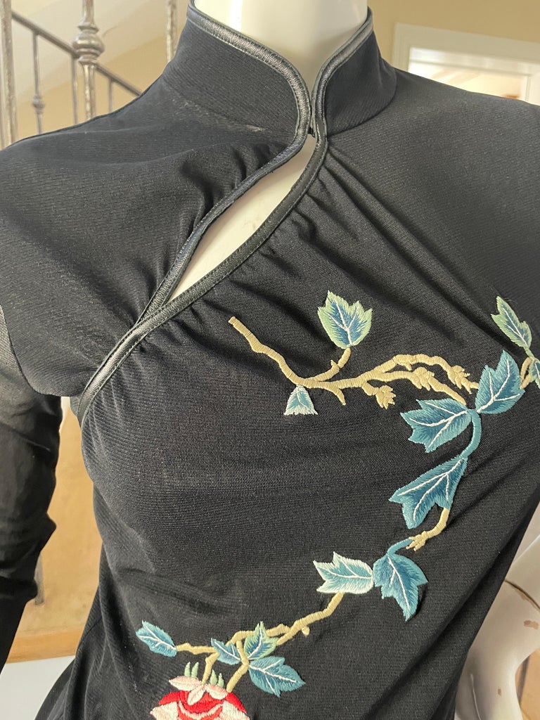 レディース Vivienne Tam EMBROIDERED CHEONGSAM TOP