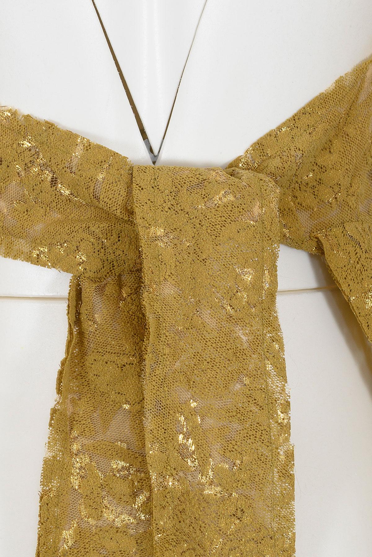 VIVIENNE WESTWOOD 00's Structured Lace Dress For Sale 1