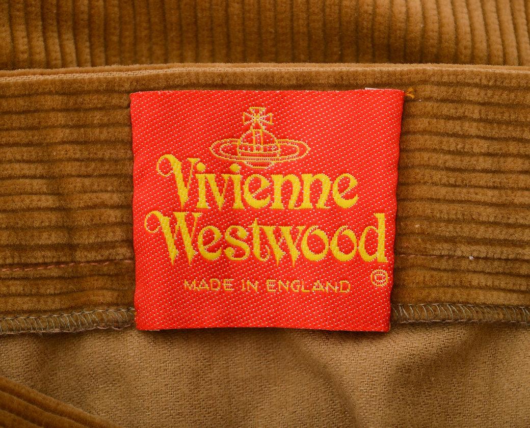 Women's Vivienne Westwood 1990'S Corduroy Fish Tail Long Fitted Wiggle Skirt For Sale