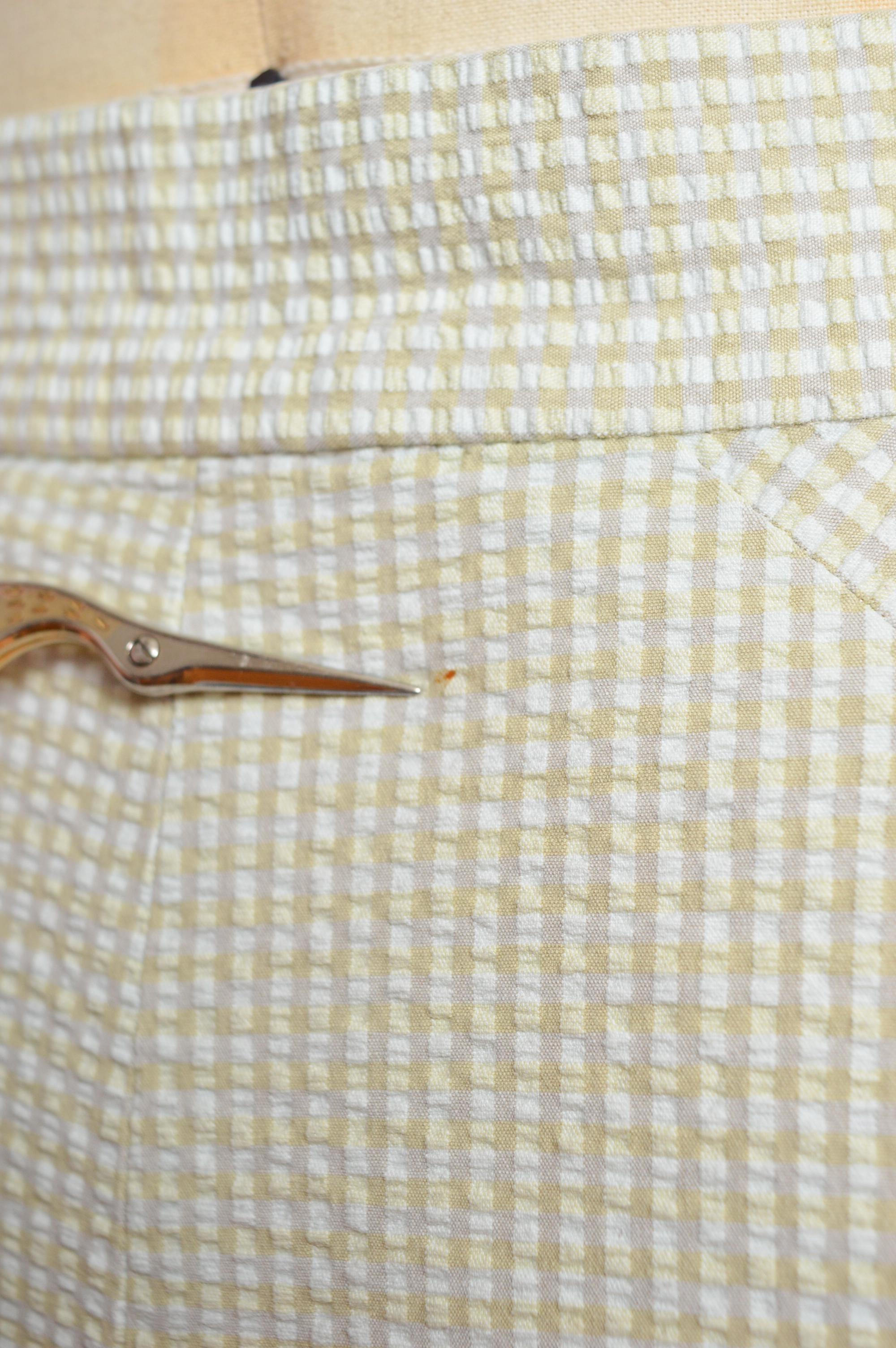 Vivienne Westwood Pantalones capri de talle alto de los años 90 para empujar los pedales / chupa seer en venta 10
