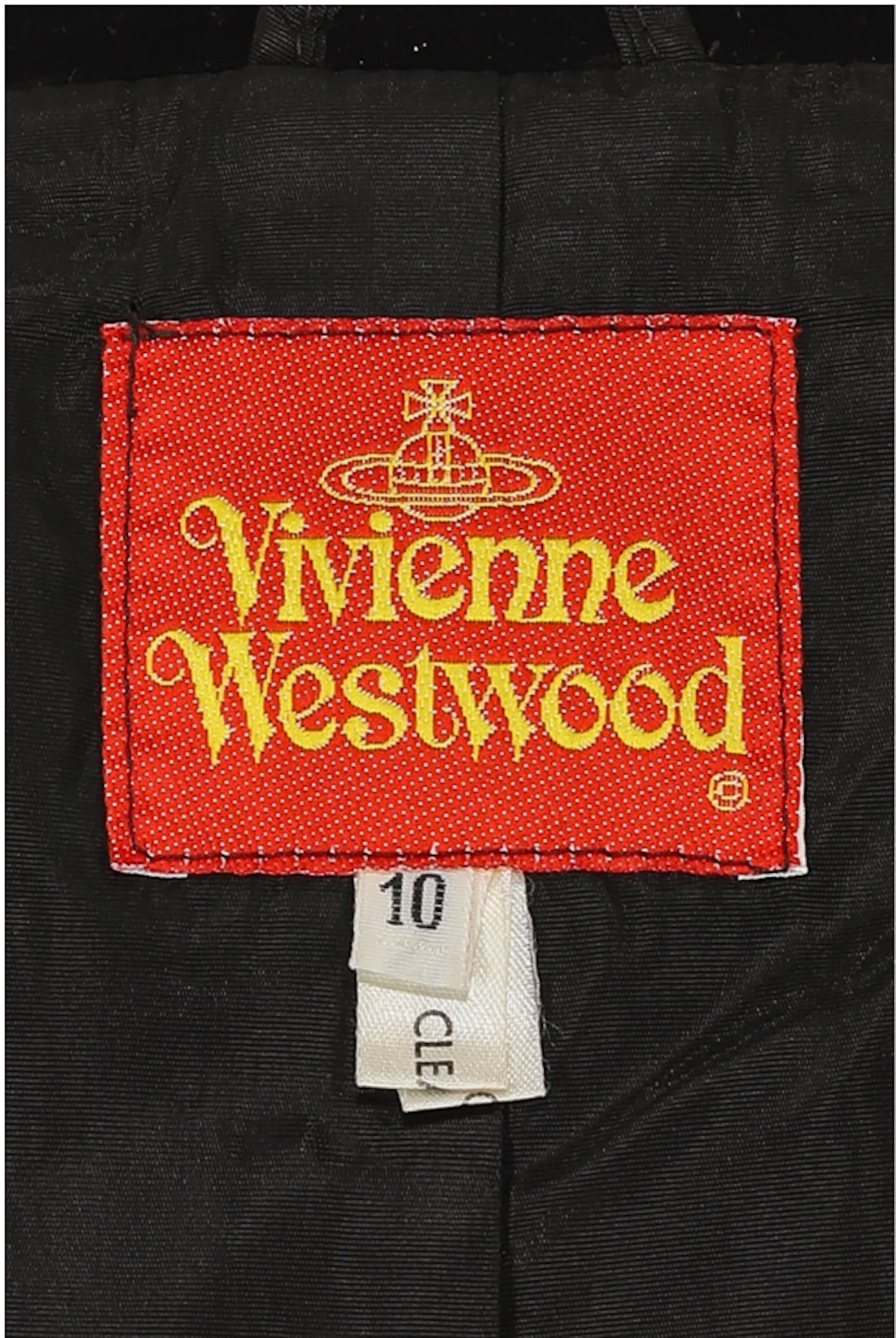 Vivienne Westwood 1990er Jahre Samtrock-Anzug im Zustand „Hervorragend“ in New York, NY