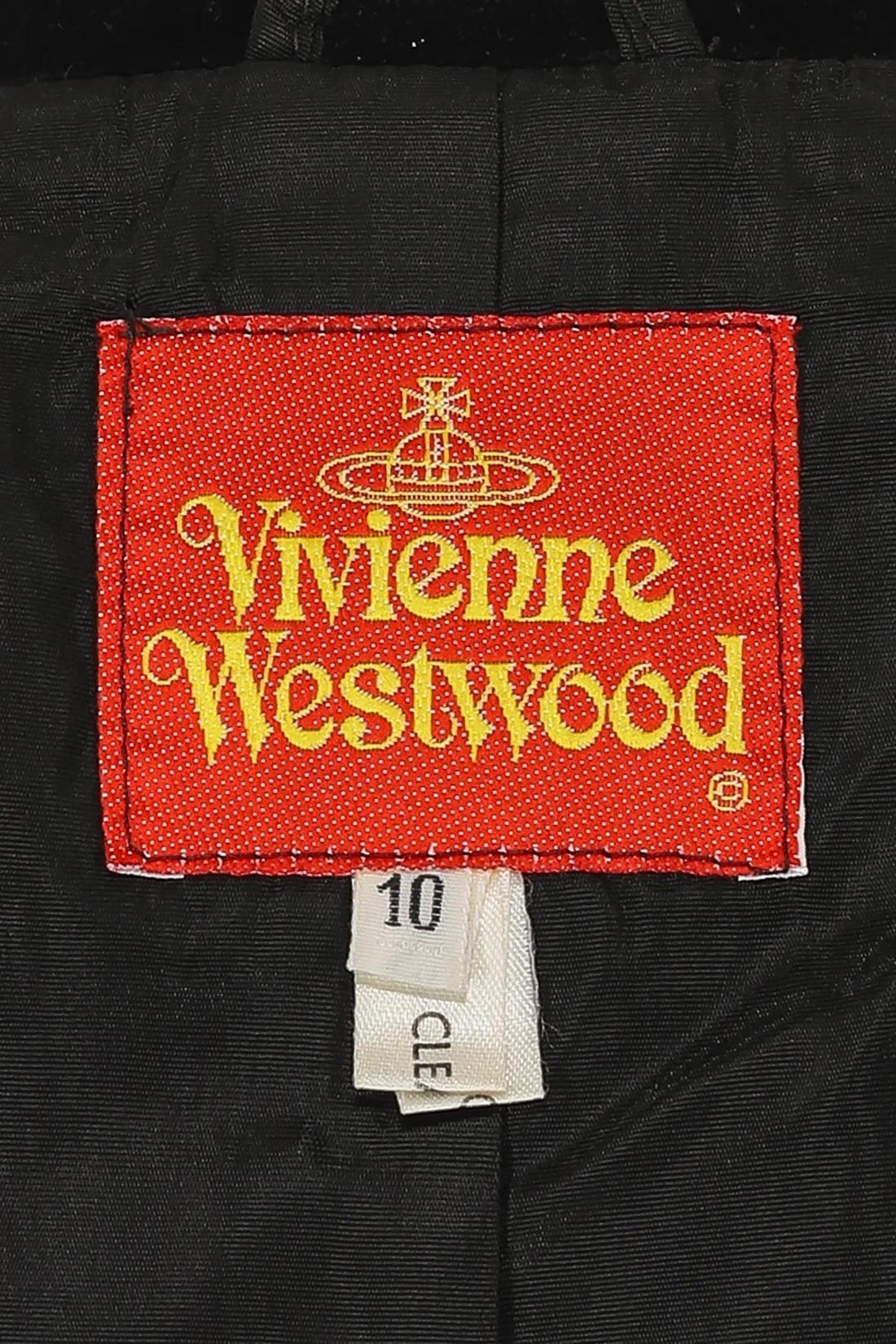 Vivienne Westwood 1990's Velvet Skirt Suit In Excellent Condition For Sale In New York, NY