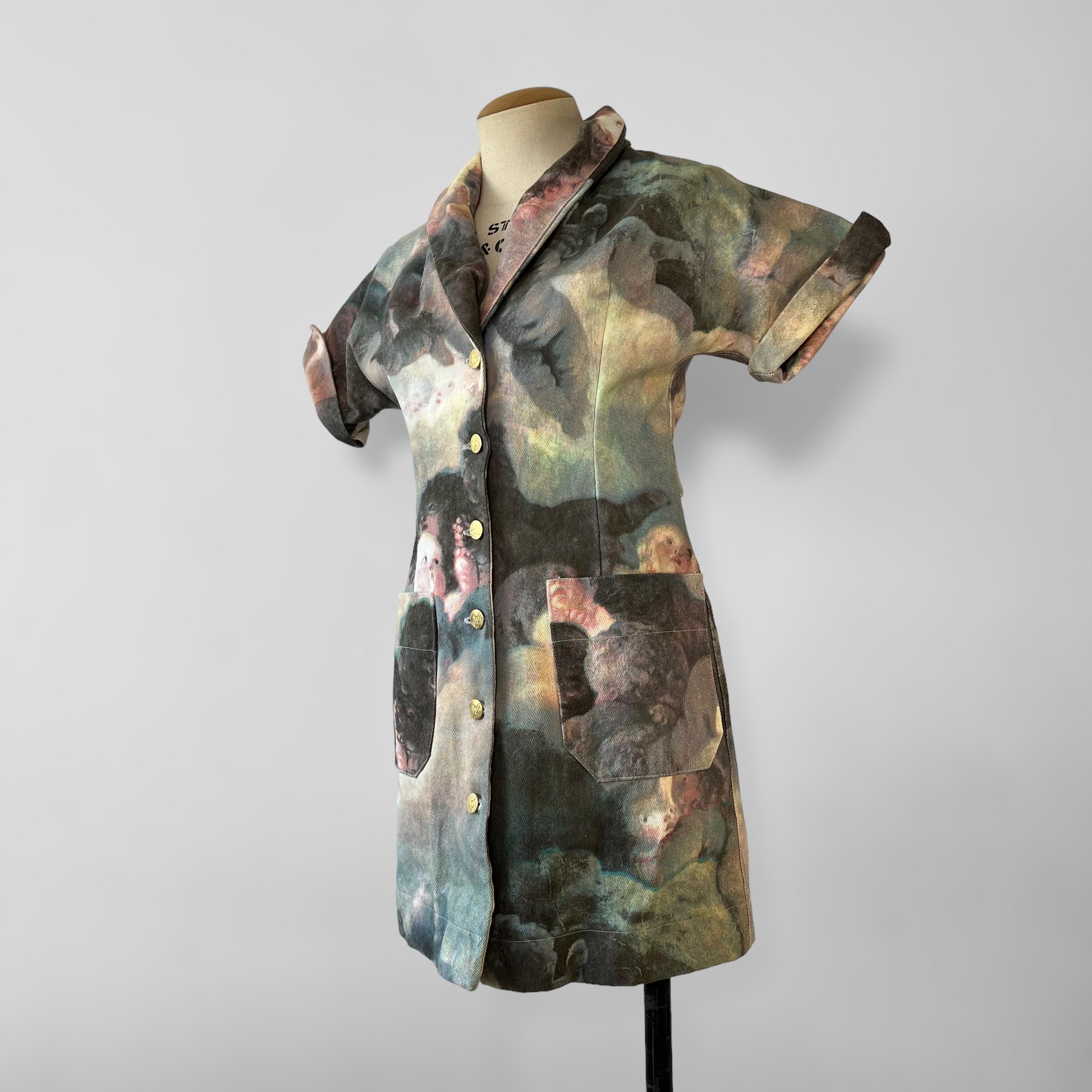 Amor-Kleid von Vivienne Westwood, 1991-1992 (Grau) im Angebot