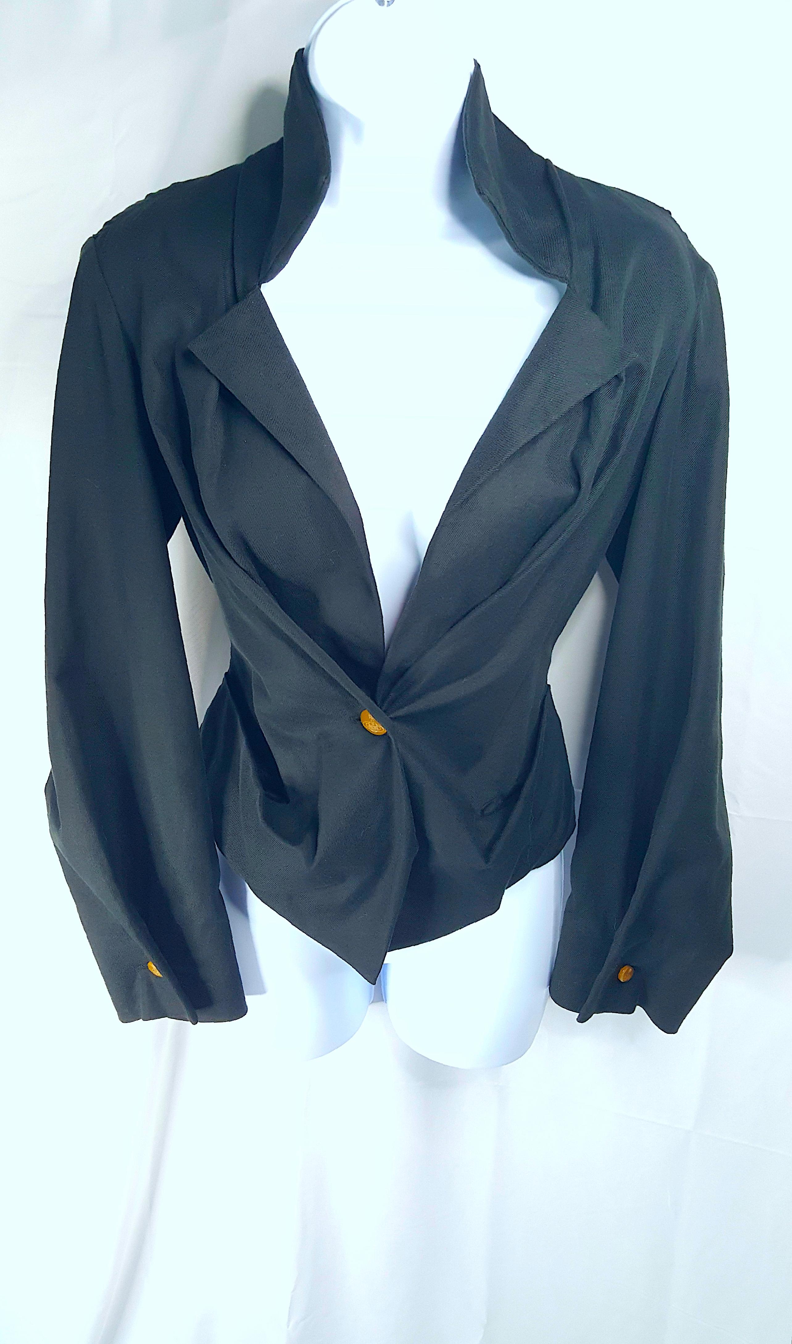 VivienneWestwood RunwayLook for Jagger ensemble jupe-chemise en coton 4 pièces, 1998 en vente 5
