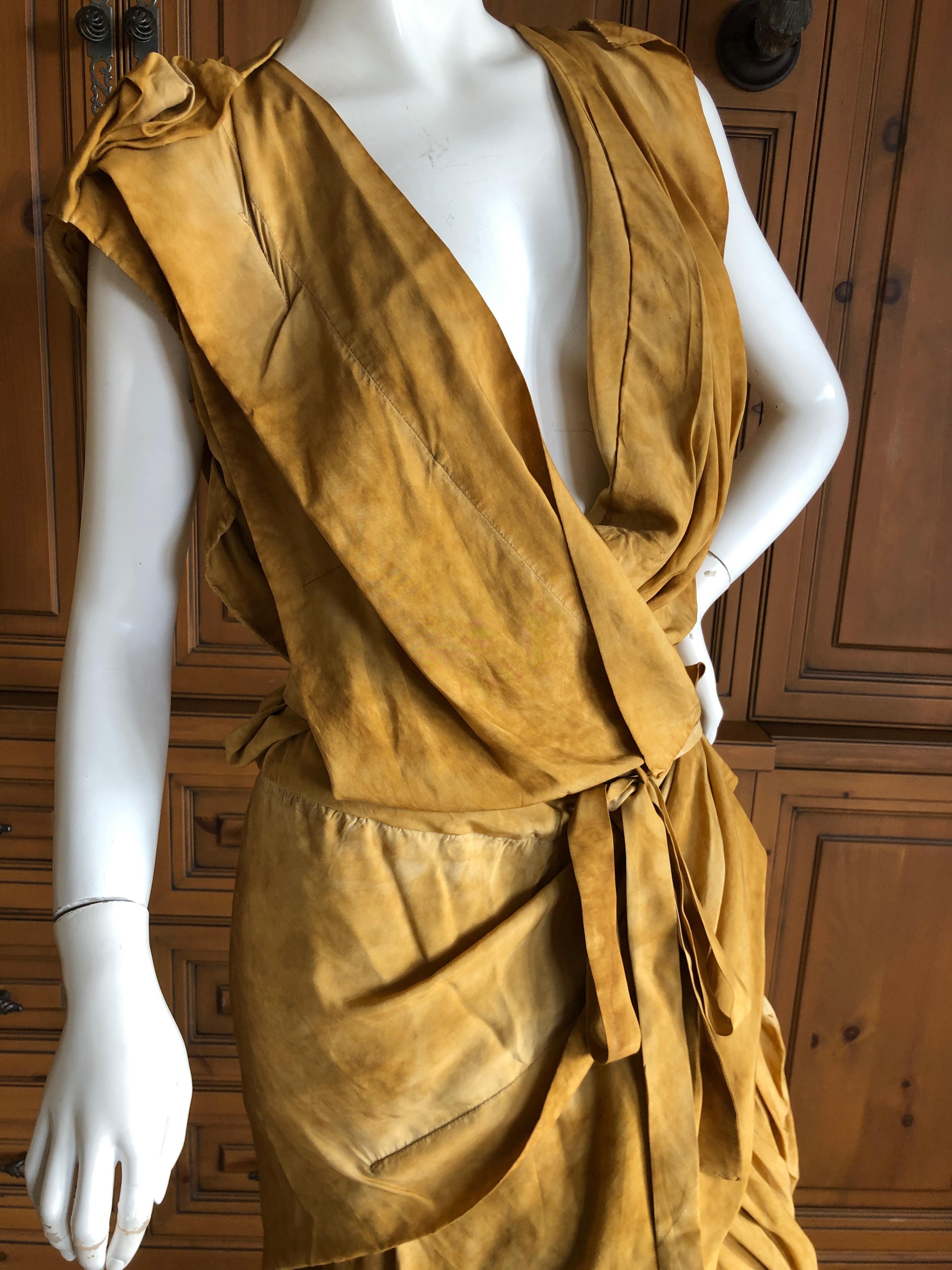 Vivienne Westwood 2012 Gold Label Draped Goddess Dress New with Tags In New Condition In Cloverdale, CA