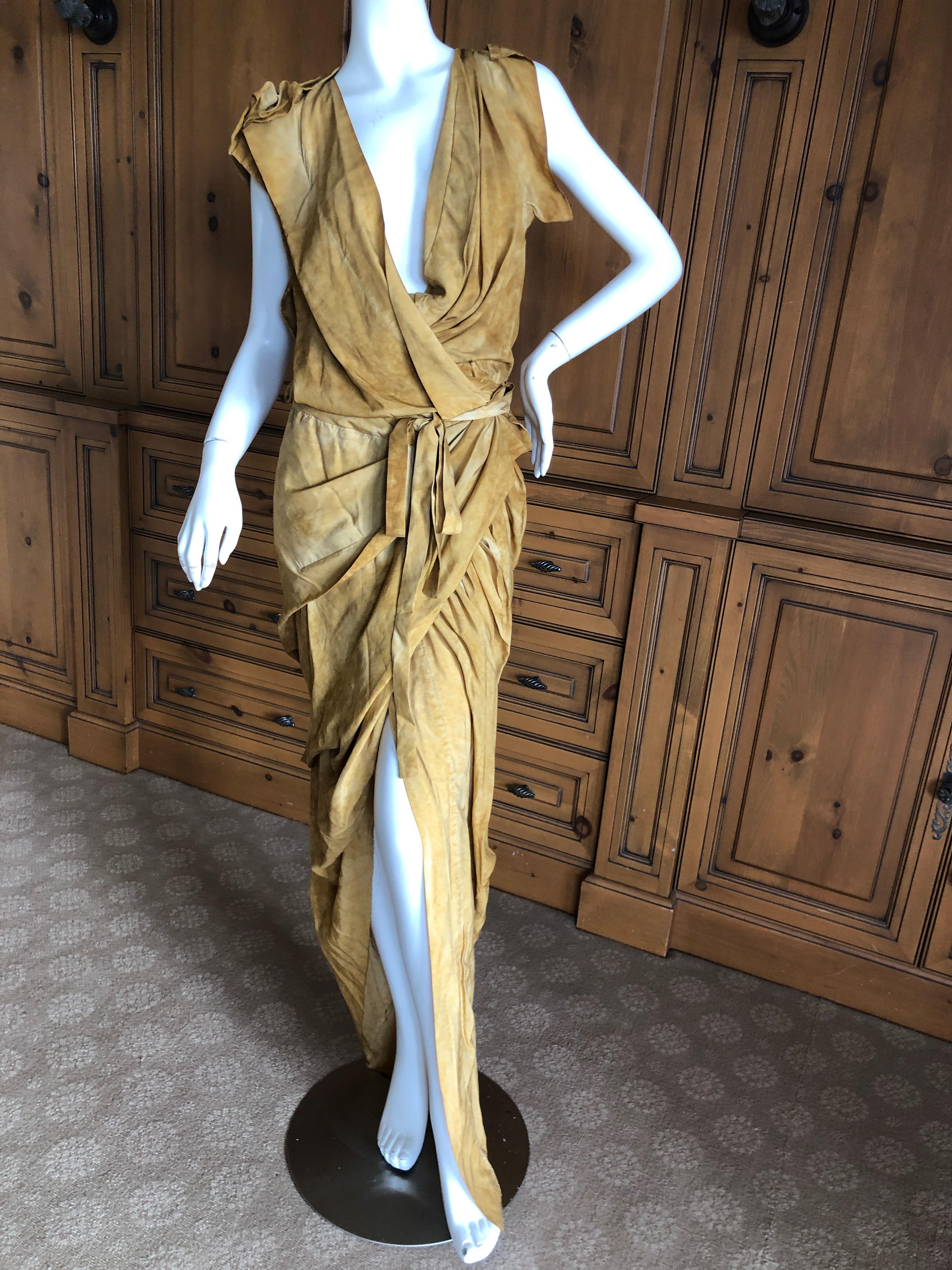 Women's Vivienne Westwood 2012 Gold Label Draped Goddess Dress New with Tags