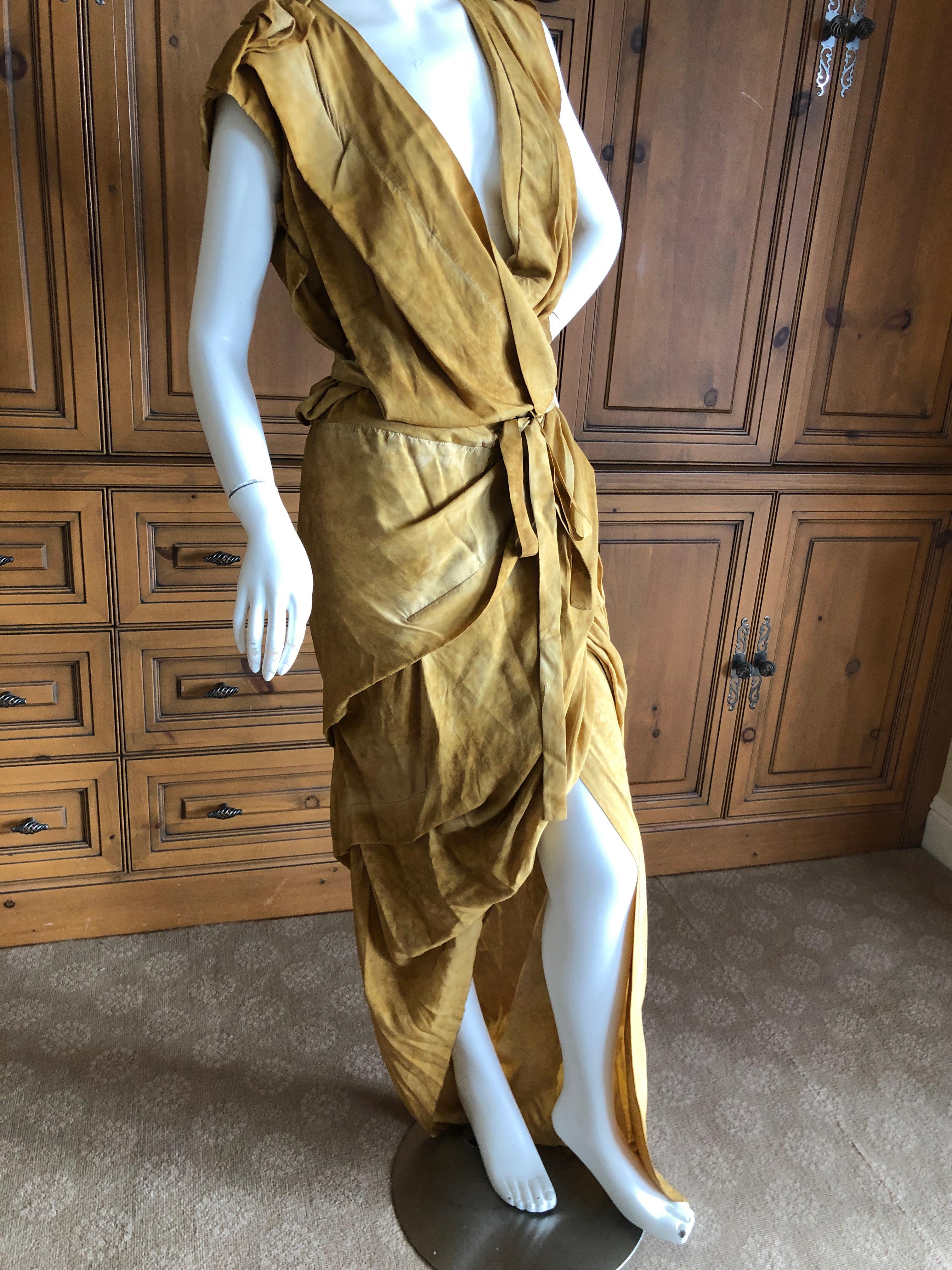 Women's Vivienne Westwood 2012 Gold Label Draped Goddess Dress New with Tags For Sale