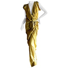 Vivienne Westwood 2012 Gold Label Draped Goddess Dress New with Tags