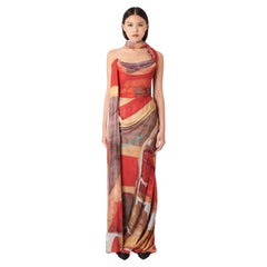 Vivienne Westwood 2012 Queen's Diamond Jubiläum Korsett drapiertes Seidenkleid