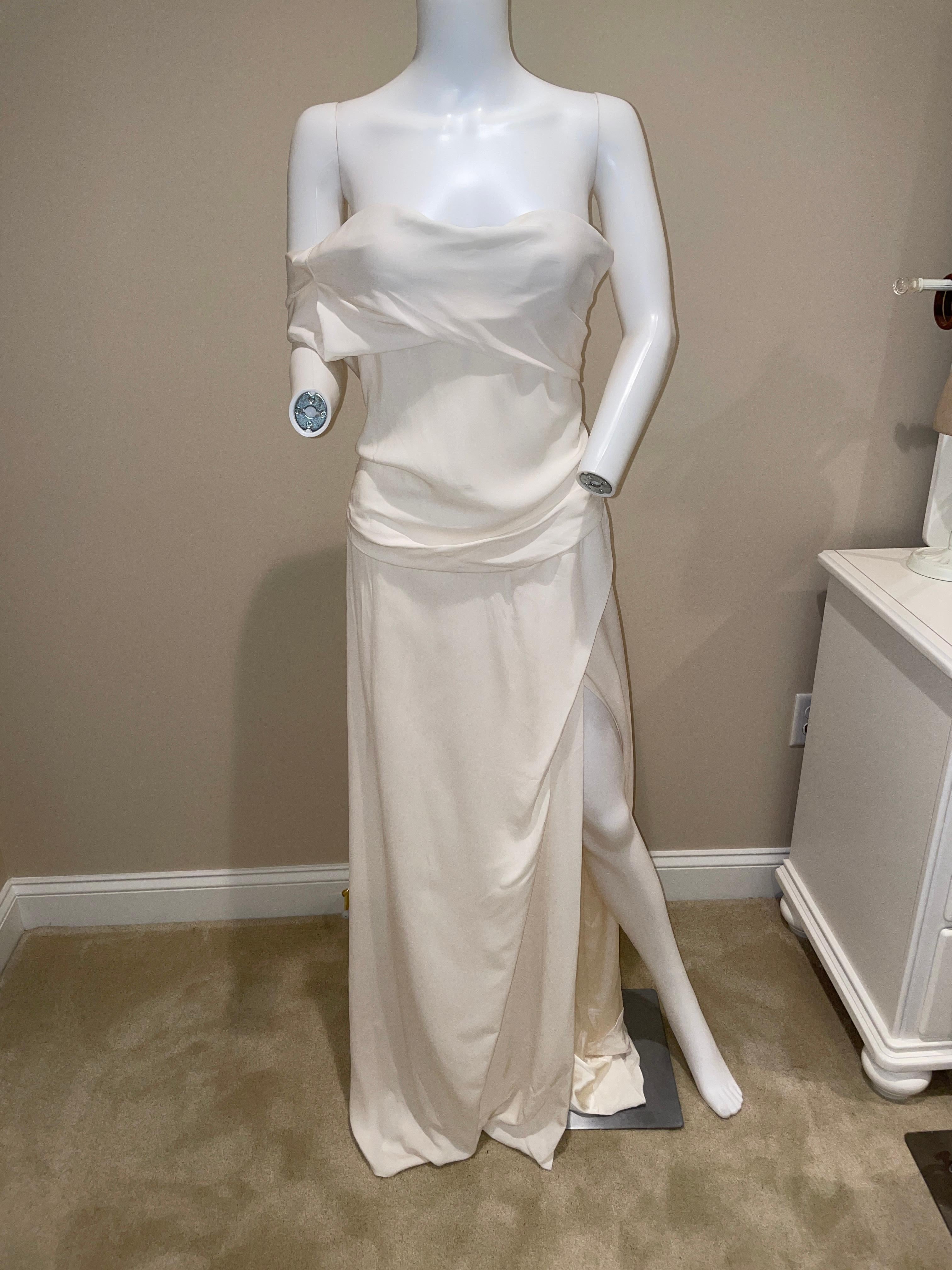 VIVIENNE WESTWOOD 2015 silk boned corset bridal gown wedding dress 5