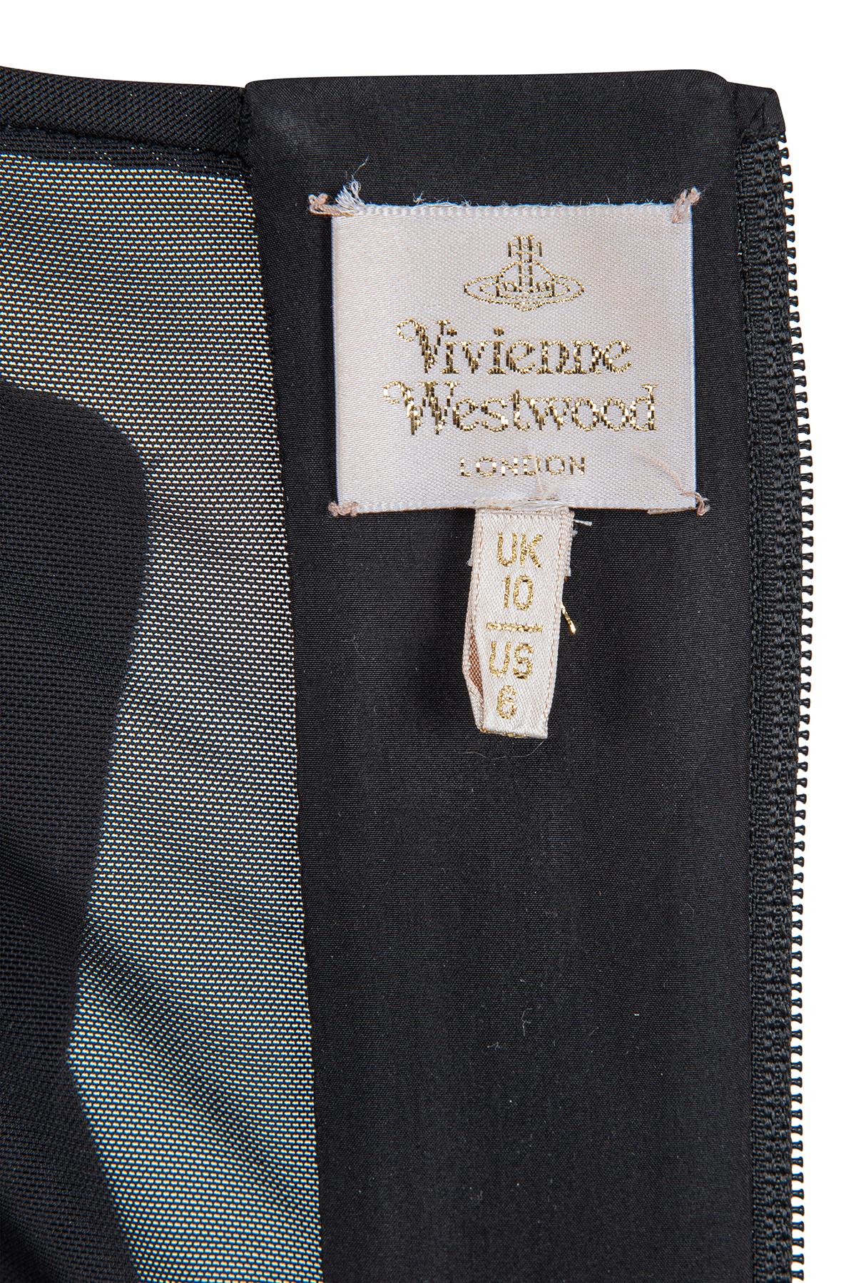 VIVIENNE WESTWOOD 90er Jahre Ikonisches einärmeliges drapiertes Bustierkleid im Zustand „Gut“ im Angebot in Milano, MILANO