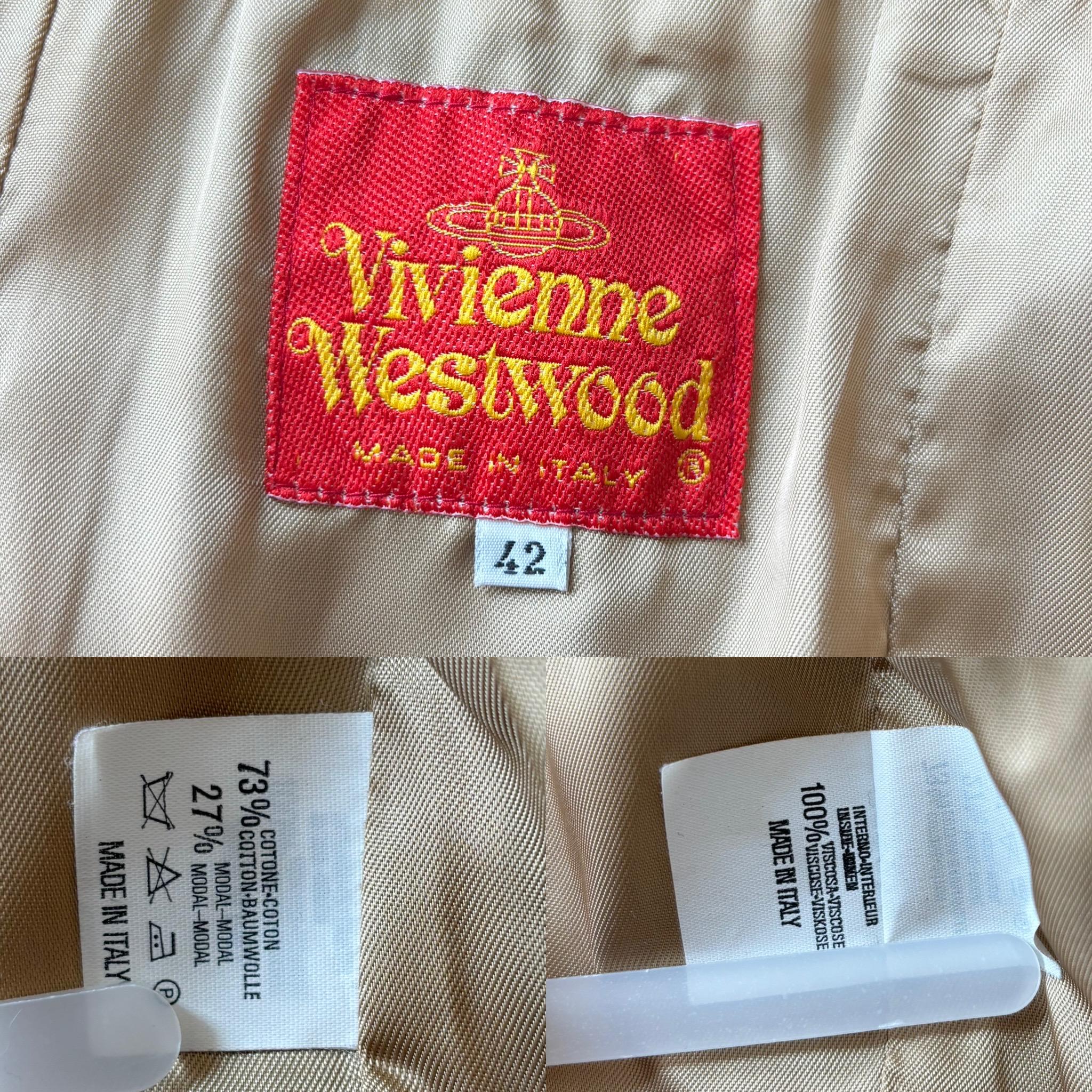 VIVIENNE WESTWOOD 90's Vintage Boned Corset w. Belt and Orb Buttons Cropped 1
