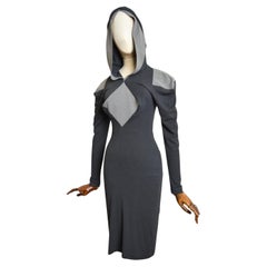 Vivienne Westwood A/W 1999 - 2000 'Showroom' Collection Hooded Pointy Tit Dress 